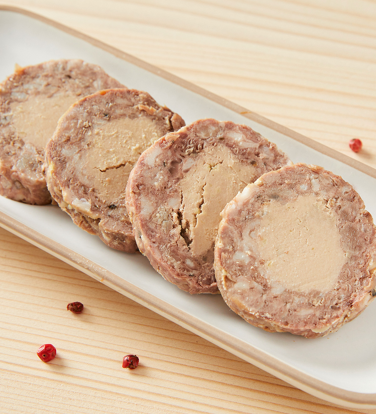Délice de canard Terrine au foie de canard 40% Bloc de foie gras de canard